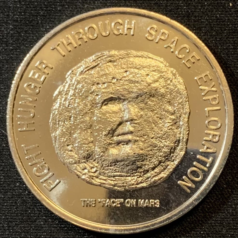 紫瑗钱币—微拍第127期  利比里亚 1996年 火星脸 50元 克朗型 镍币