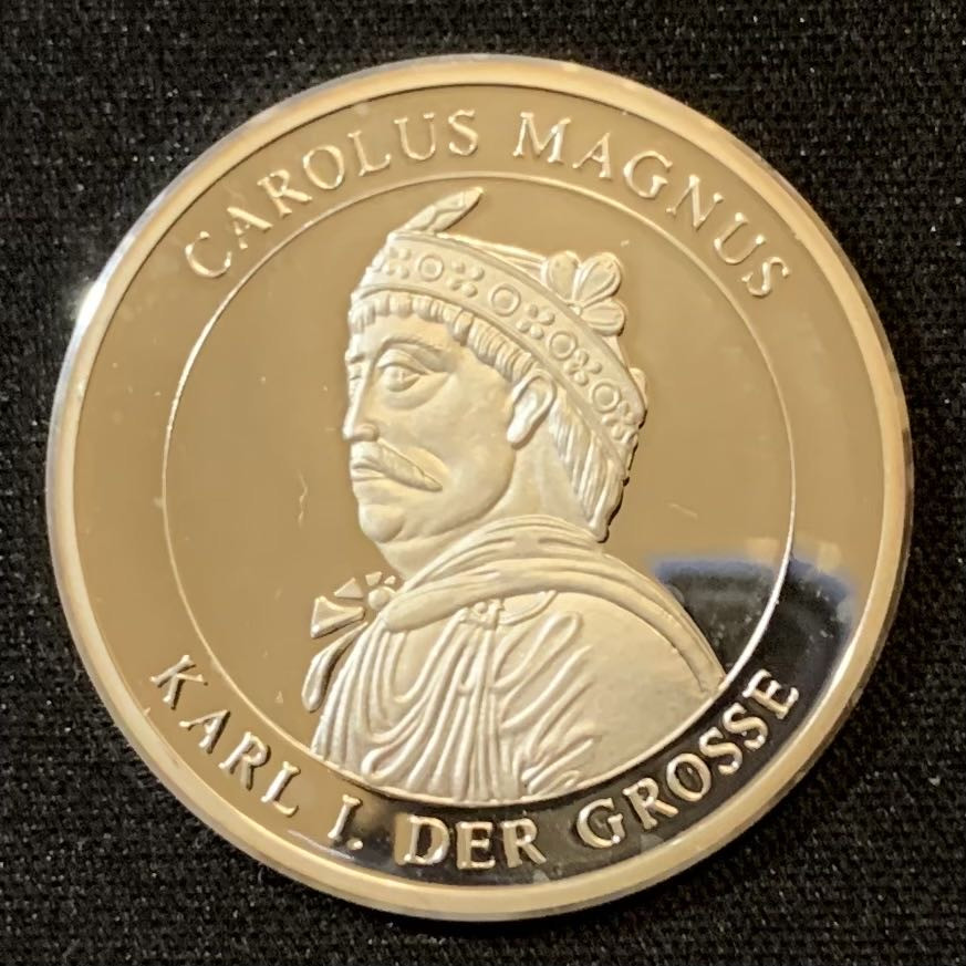 紫瑗钱币—微拍第127期  德国 1996年 查理大帝 10欧元 银币 精制