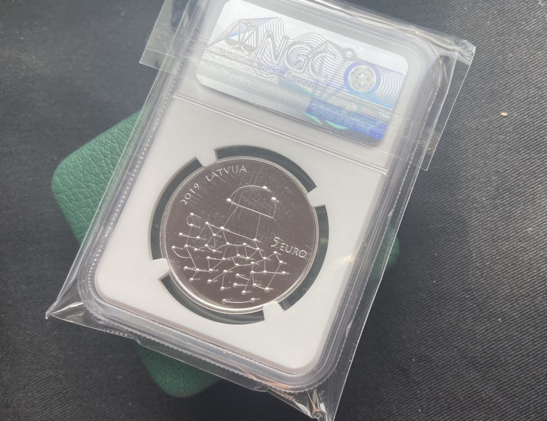 【随心拍&Getcoins】钱币拍卖第八十二期～ 【拉脱维亚】拉脱维亚森林蘑菇银币