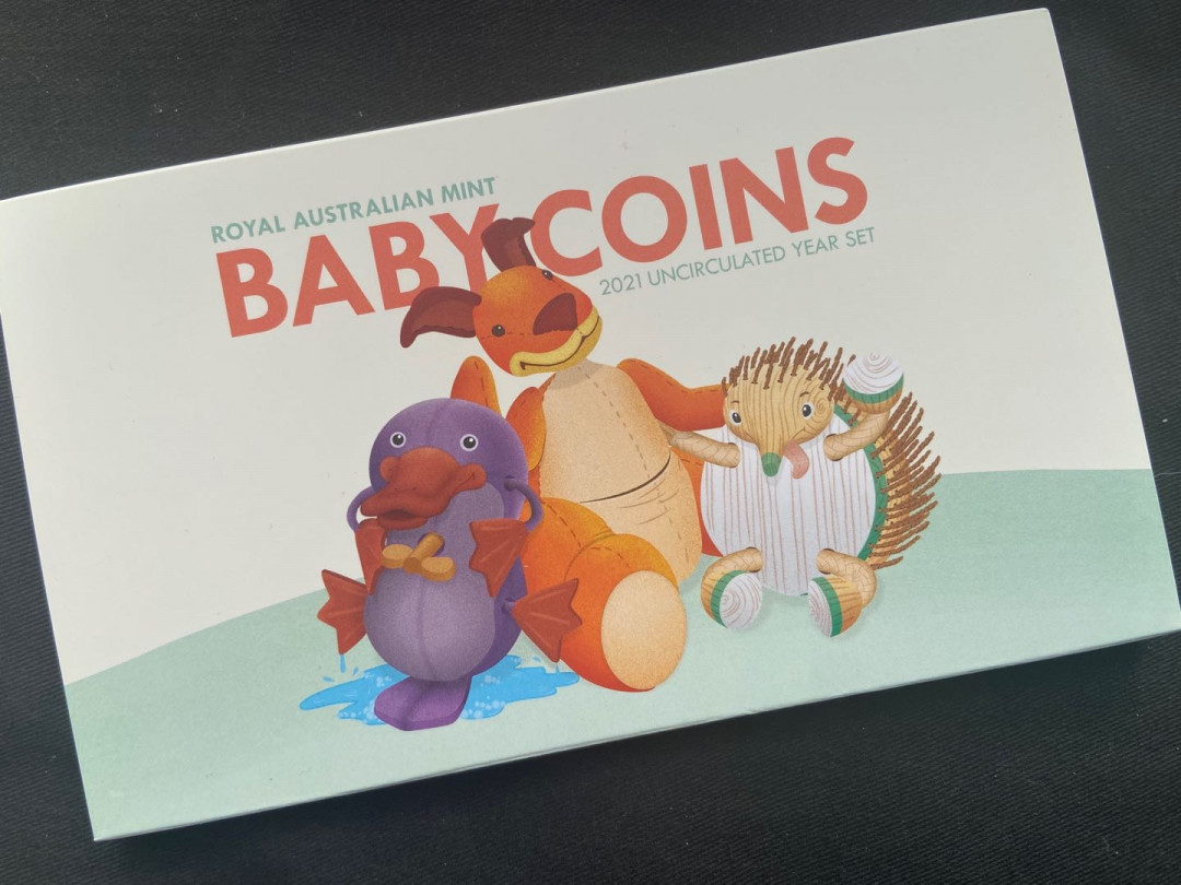 【随心拍&Getcoins】钱币拍卖第八十二期～ 【澳大利亚】2021年新品baby系列套币