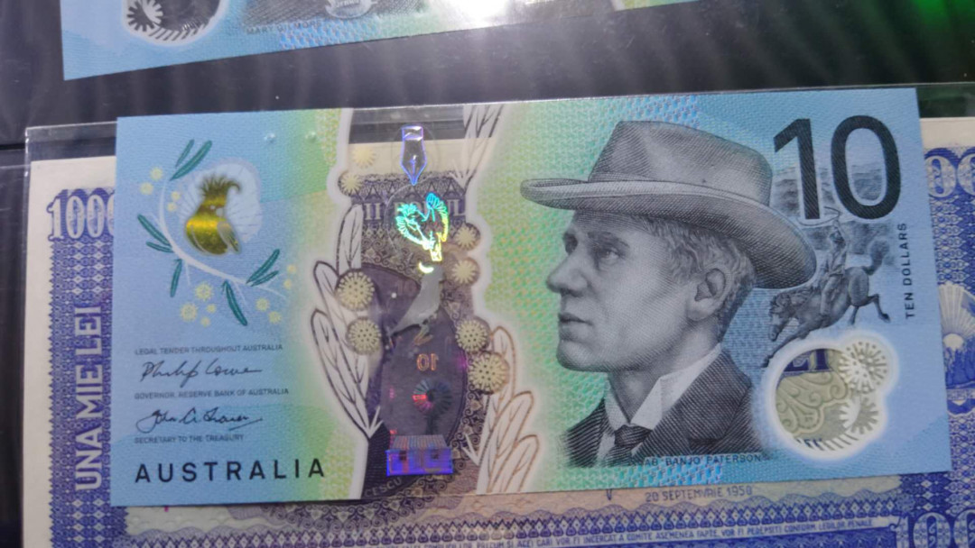 【囧羊收藏】精选微拍第12期（2021年第三期）世界纸币场 2017年澳大利亚10元塑料钞 首发AA冠稀少 全新UNC 尾号520