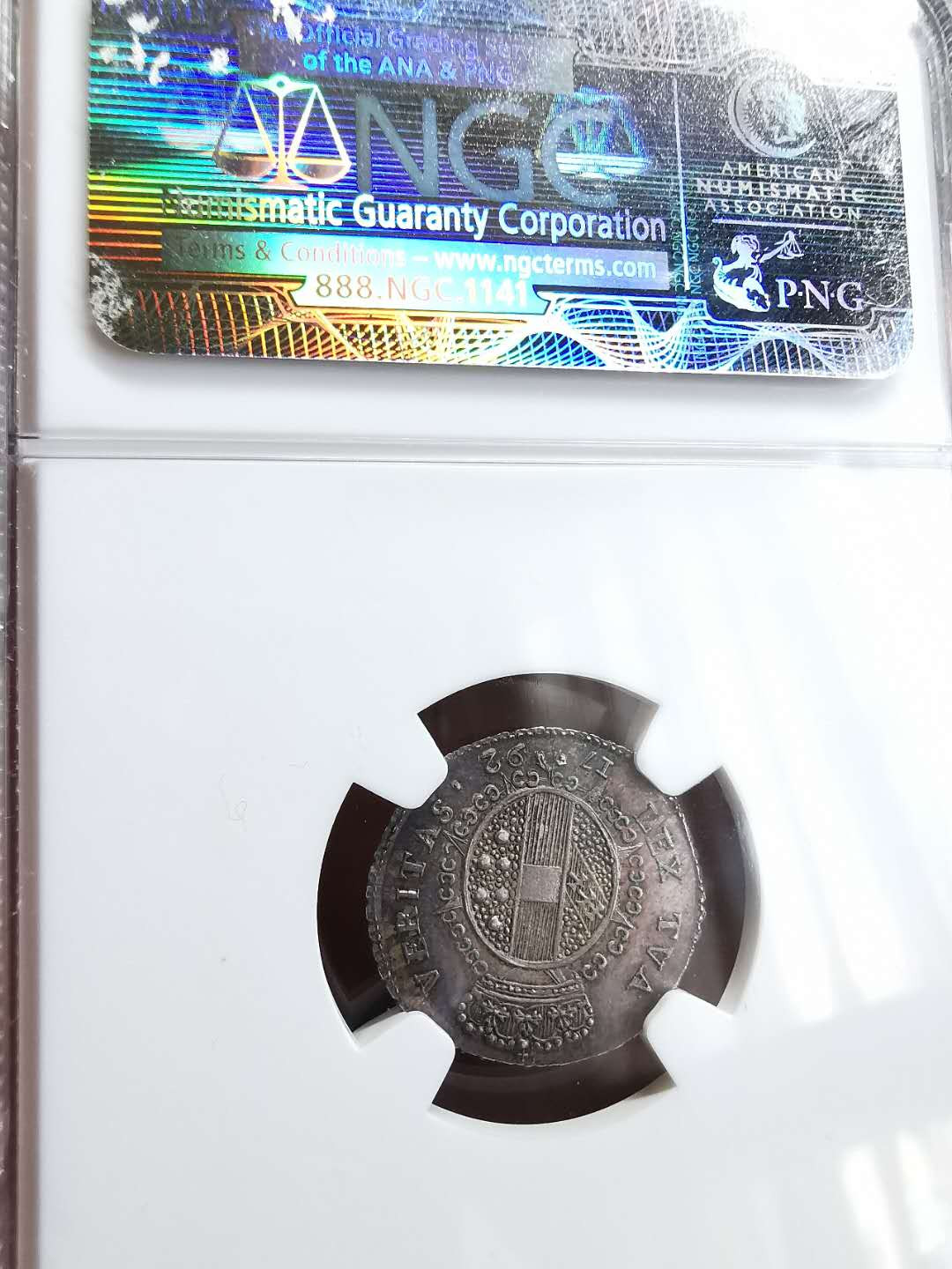 凡希社世界钱币微拍第一百四十六期 1792托斯卡纳斐迪南三世1/2PAO银币NGC-MS63名家旧藏！