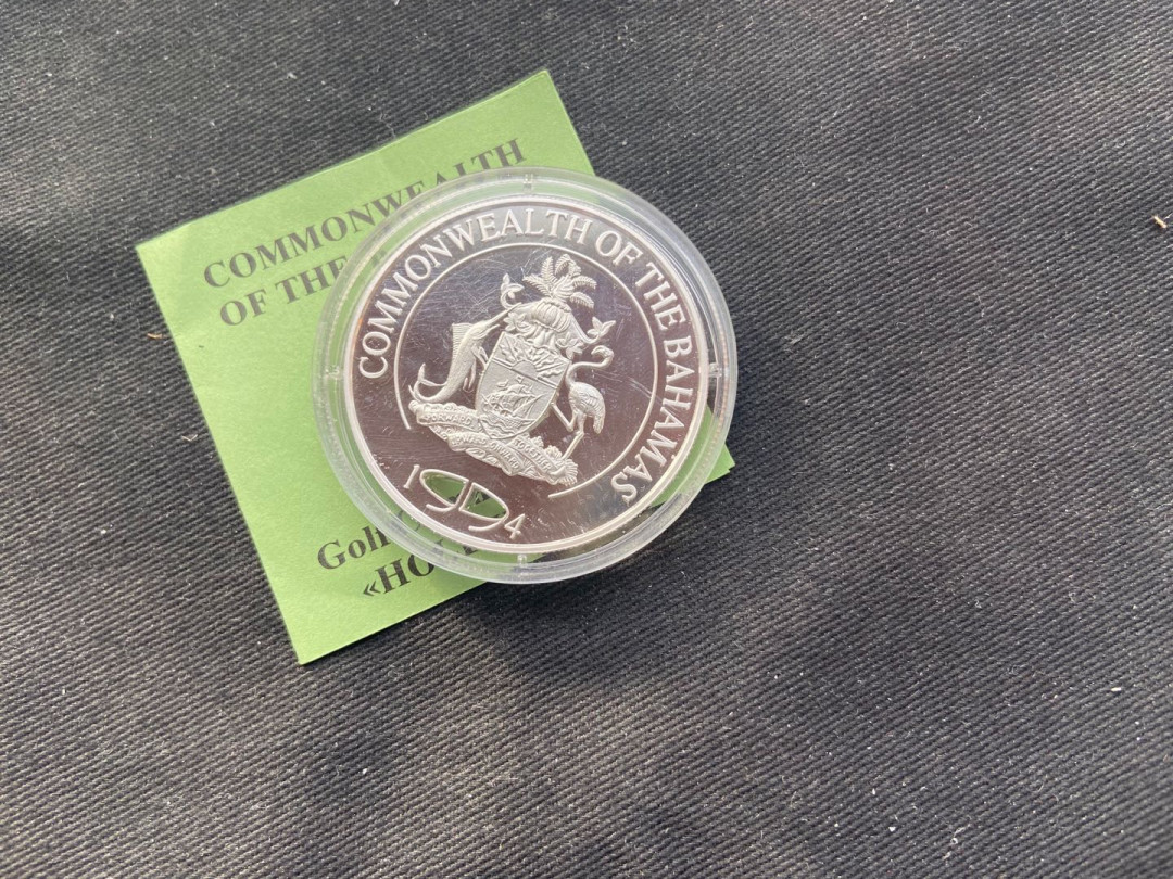 【币观天下】第136期拍卖【直播拍卖】 【巴哈马】一杆进洞银币【获奖币】