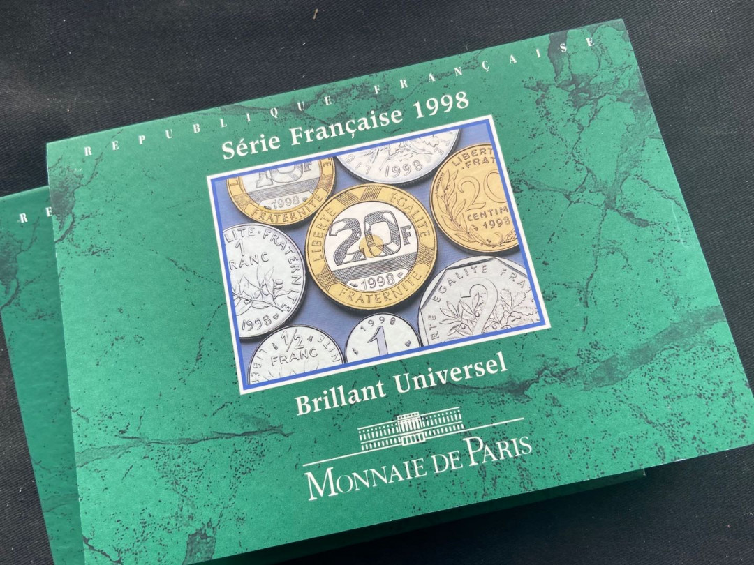 【币观天下】第136期拍卖【直播拍卖】 【法国】1998年清版流通纪念币【币厂版】