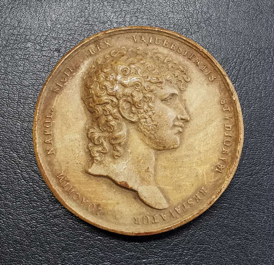 凡希社世界钱币微拍第一百四十六期 十九世纪那不勒斯缪拉单面石膏像AU