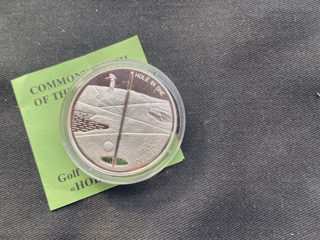 【币观天下】第136期拍卖【直播拍卖】 【巴哈马】一杆进洞银币【获奖币】