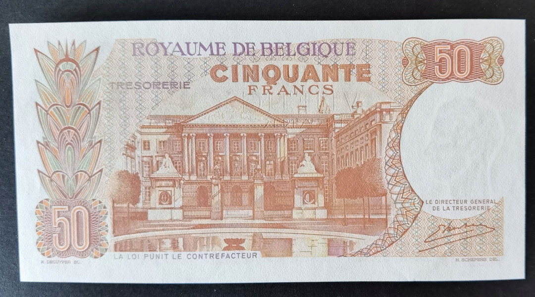 小福收藏拍卖第1期 豹子号狮子号全同号精选专场 多国外钞+港台纸币  比利时 1966年 50法郎 238886333 全程无47 双豹子号