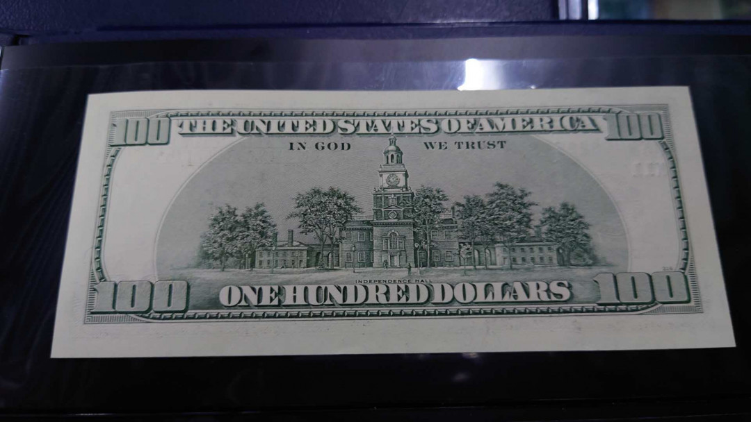 【囧羊收藏】精选微拍第12期（2021年第三期）世界纸币场 稀少 2006年（无字母A）美国100美元 大头 全新UNC绝品