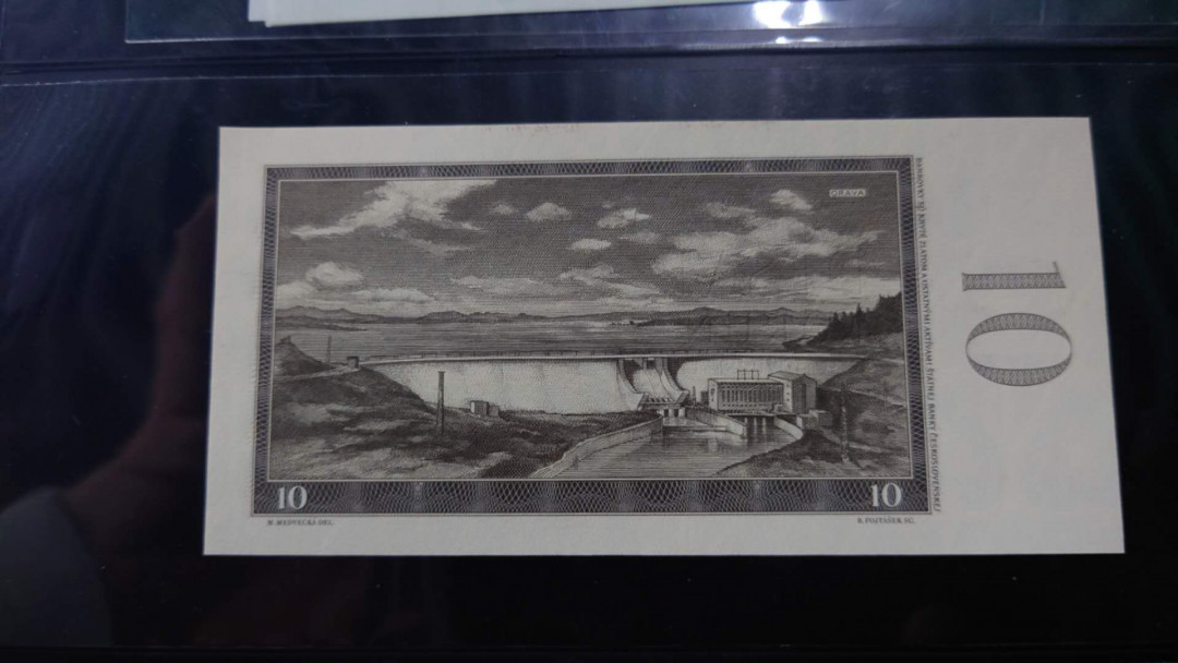 【囧羊收藏】精选微拍第12期（2021年第三期）世界纸币场 1960年捷克斯洛伐克10克朗 全新UNC绝品