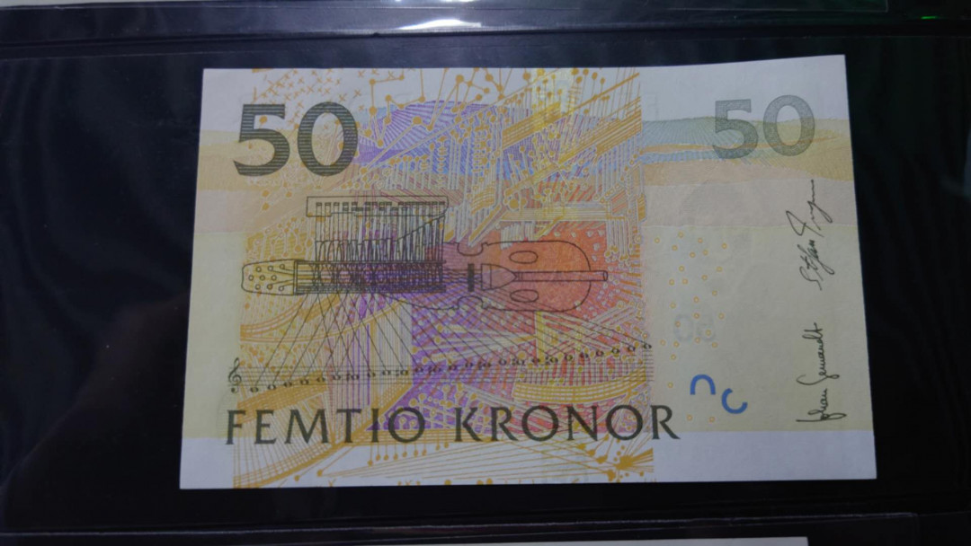 【囧羊收藏】精选微拍第12期（2021年第三期）世界纸币场 瑞典50克朗 夜莺再版 全新UNC绝品