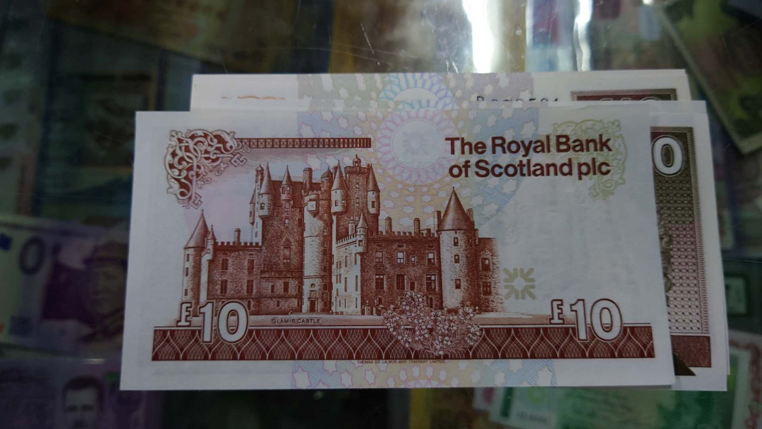 【囧羊收藏】精选微拍第12期（2021年第三期）世界纸币场 2010年苏格兰10镑 全新绝品