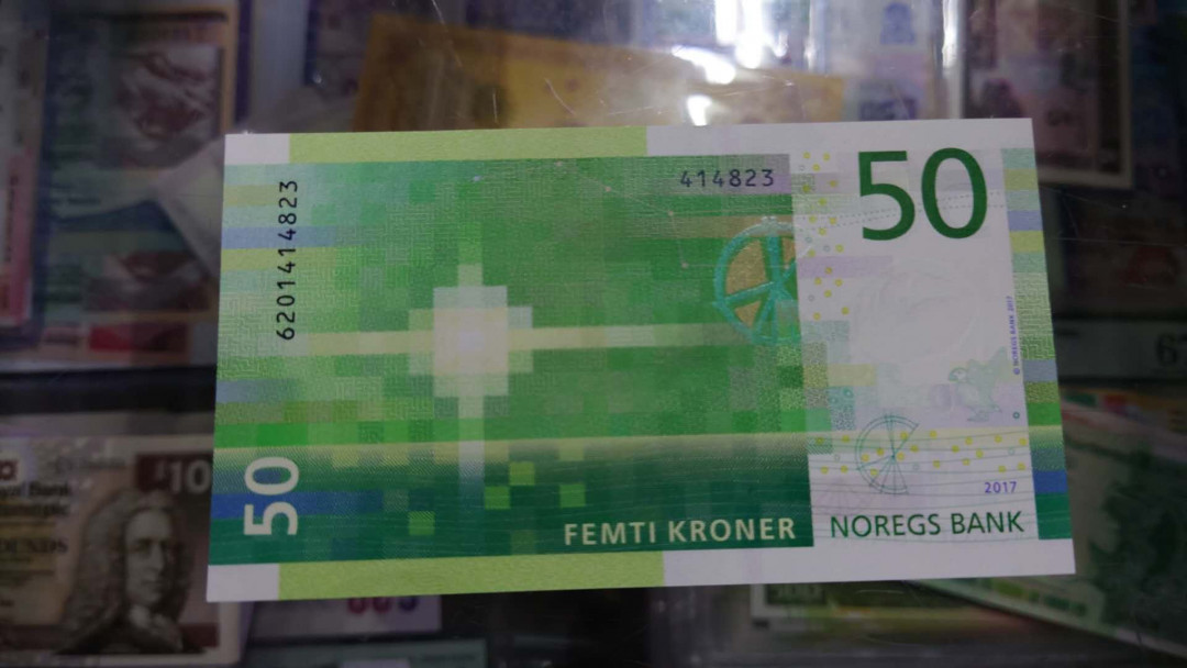 【囧羊收藏】精选微拍第12期（2021年第三期）世界纸币场 2017年挪威50克朗 全新UNC绝品