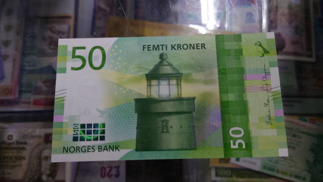 【囧羊收藏】精选微拍第12期（2021年第三期）世界纸币场 2017年挪威50克朗 全新UNC绝品