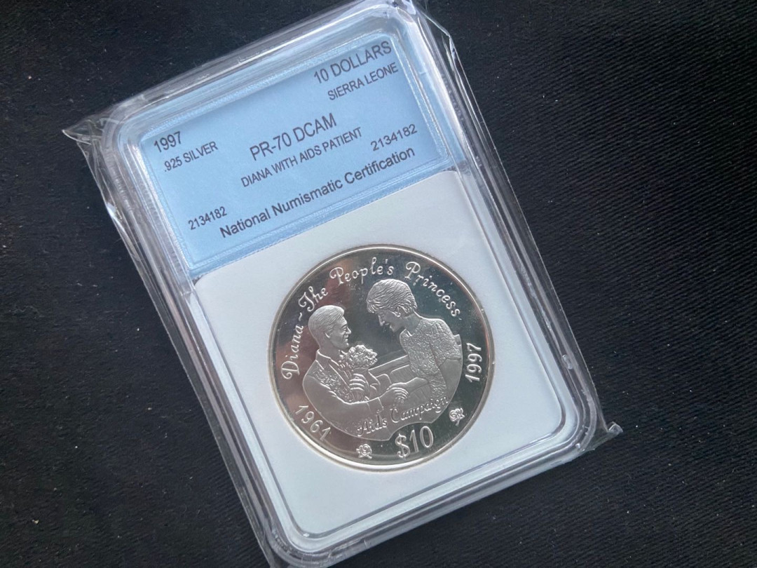 【币观天下】第137场钱币拍卖【直播拍卖】【今年最后一场】 【塞拉利昂】1997年戴安娜纪念银币