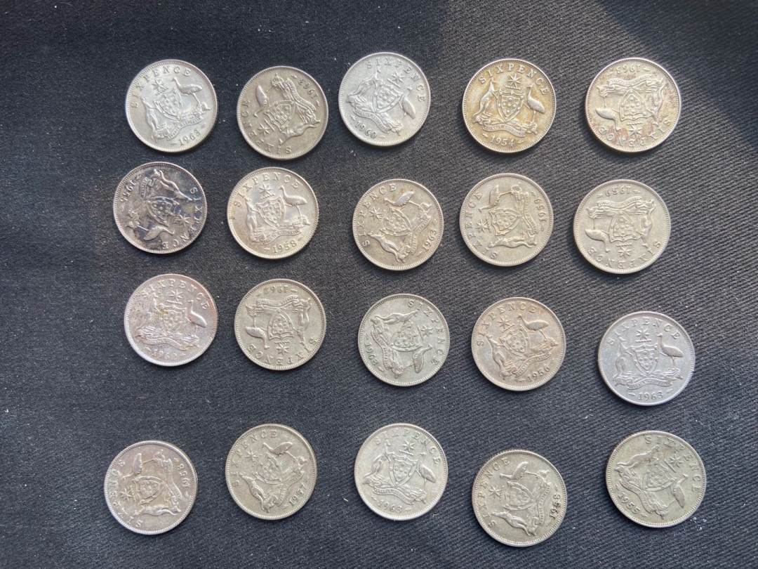 【币观天下】第137场钱币拍卖【直播拍卖】【今年最后一场】 【澳大利亚】早期6便士小银币