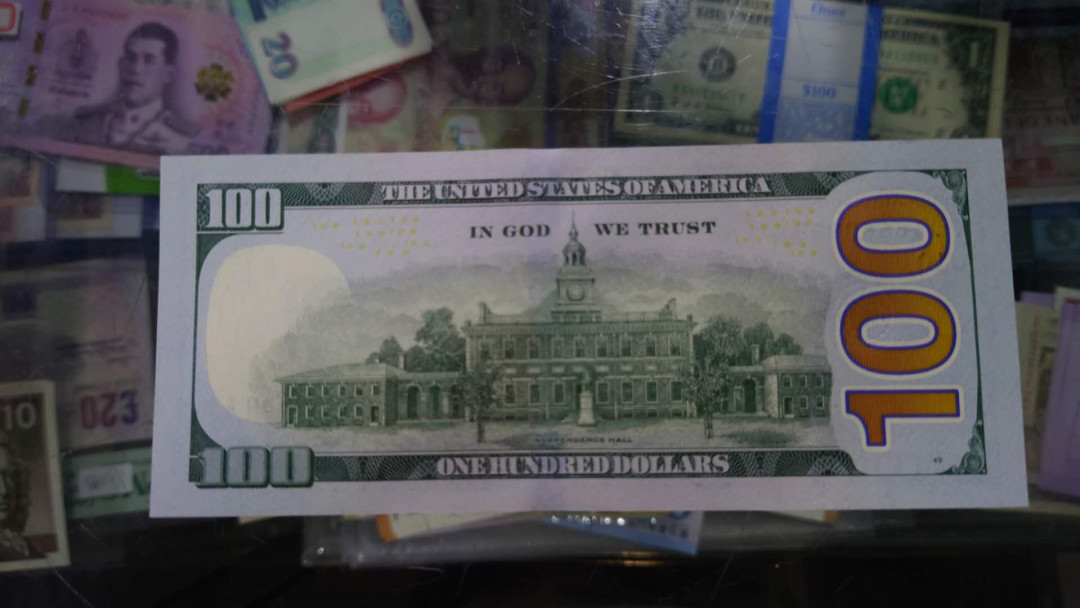 【囧羊收藏】精选微拍第13期（2021年第四期）~纸币硬币混合篇 2017A美国100元 无47双豹子号16660333 全新绝品