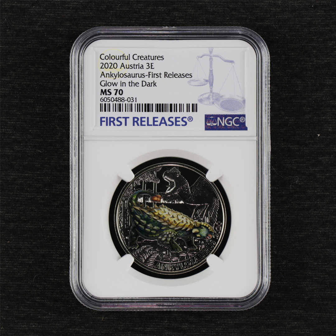 亘邦收藏第47期-首场直播拍卖 2020年奥地利甲龙纪念币 NGC 70 6050488-031