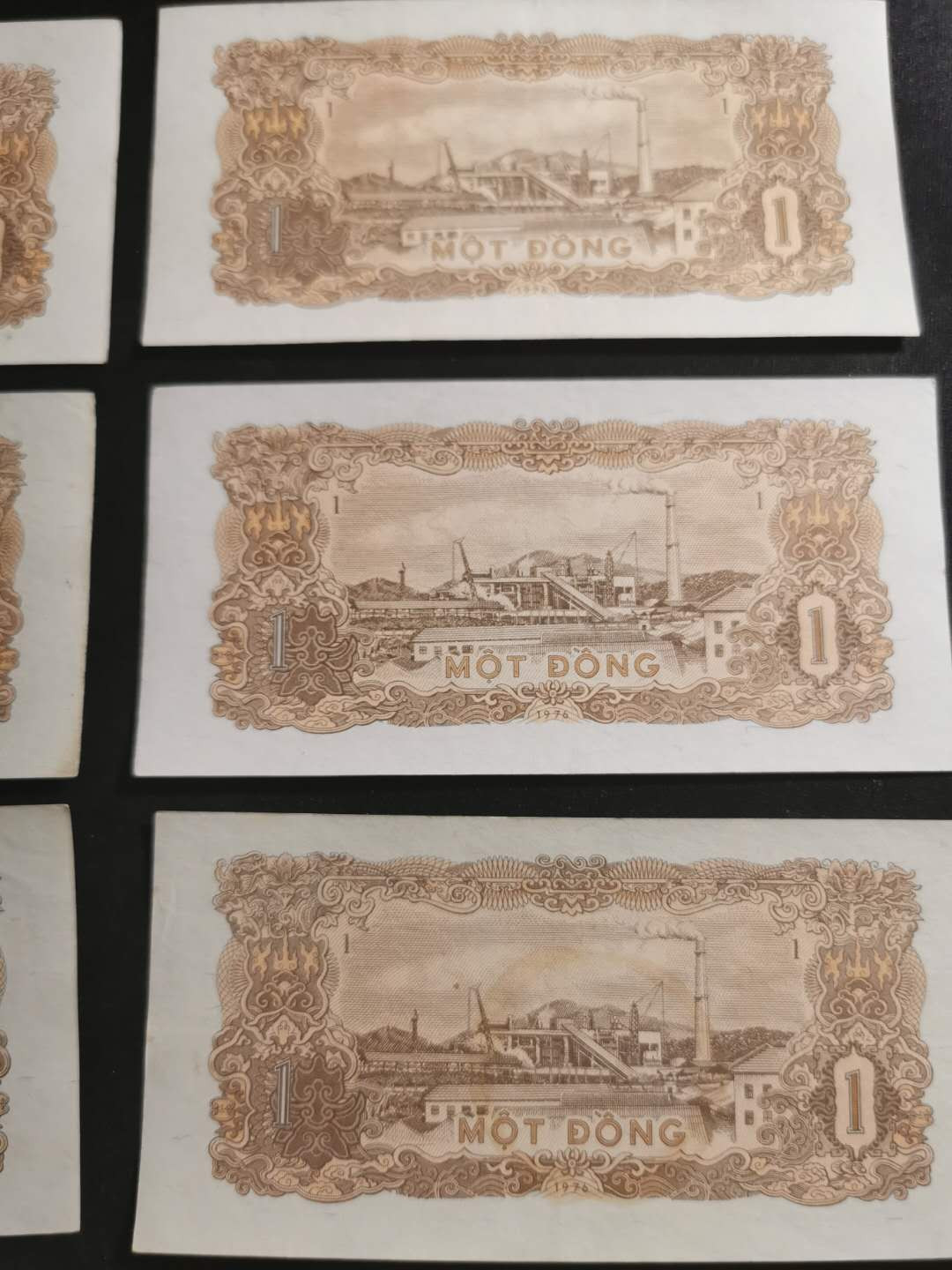 【鲸贝乐淘】千字文·第“假途灭虢，践土会盟”号拍卖 【越南🇻🇳 】1976年1盾，11张，流通好品