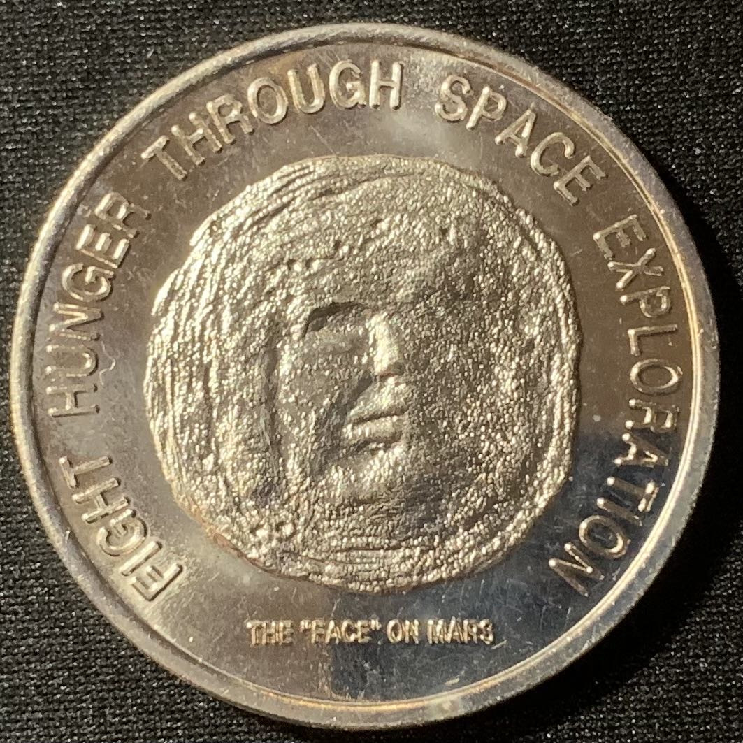 紫瑗钱币—微拍第128期  利比里亚 1996年 火星脸 50元 克朗型 镍币