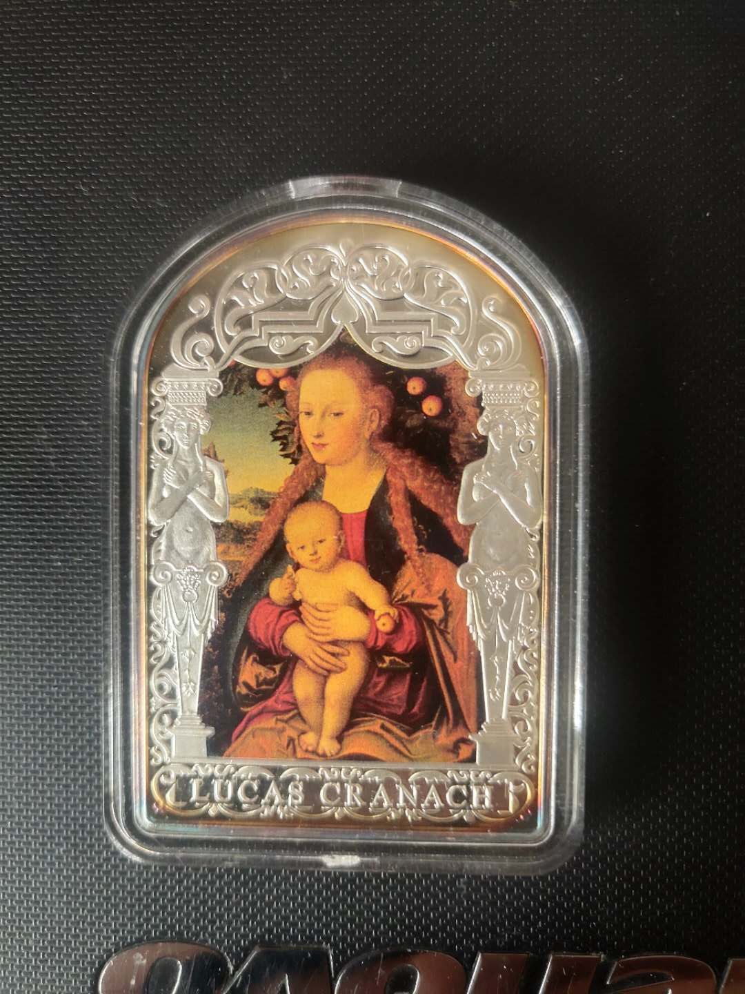 N&C第3期: 近现代外国银币专场 2012年安道尔15元银币 圣母名画 稀少精品