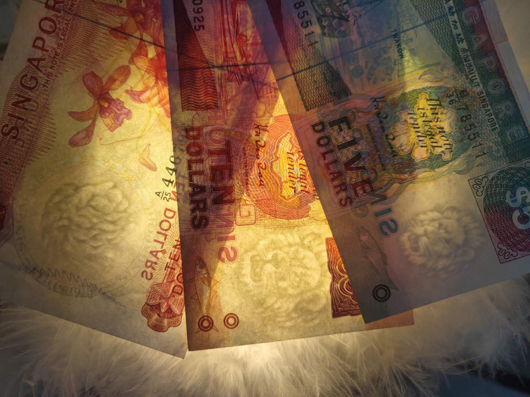 N&C第6期: 新春混合场 新加坡花版和船版四张 船版基本全新，花版九品