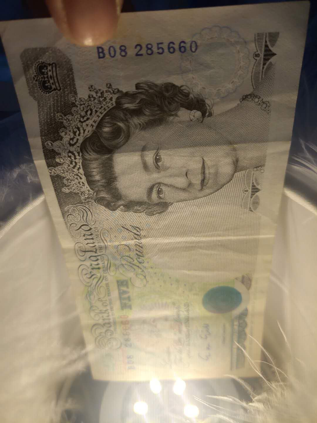 N&C第5期 最后一拍: 外国纸币裸钞专场 英镑四张 八到九品