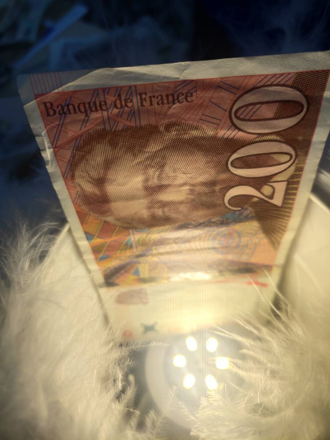 N&C第5期 最后一拍: 外国纸币裸钞专场 法国法郎三张 德彪西和艾菲尔 八到九品