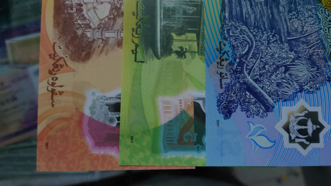 【囧羊收藏】精选微拍第13期（2021年第四期）~纸币硬币混合篇 文莱1+5+10林吉特 全新绝品