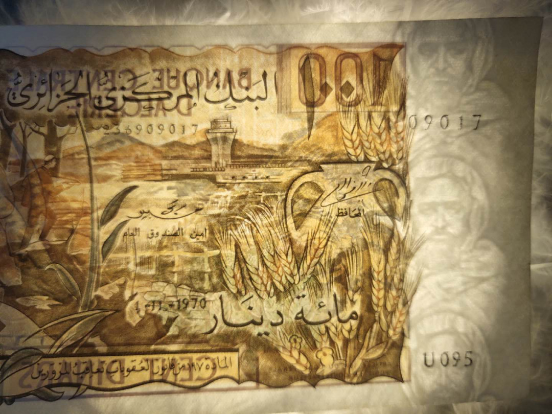 N&C第5期 最后一拍: 外国纸币裸钞专场 阿尔及利亚100法郎 