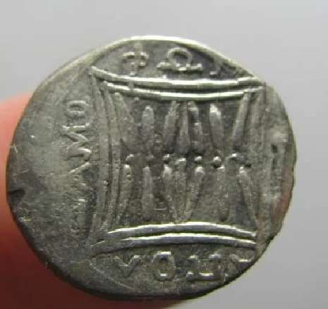 N&C第4期: 中外古钱币专场 古希腊伊利里亚地区母牛舐犊1德拉克马银币 名誉品