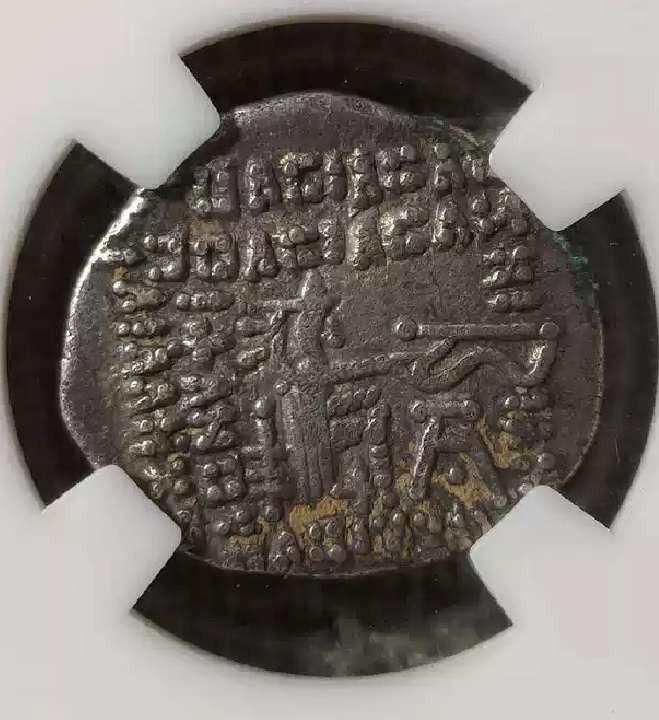 N&C第4期: 中外古钱币专场 古安息帝国银币 保粹评级 好品