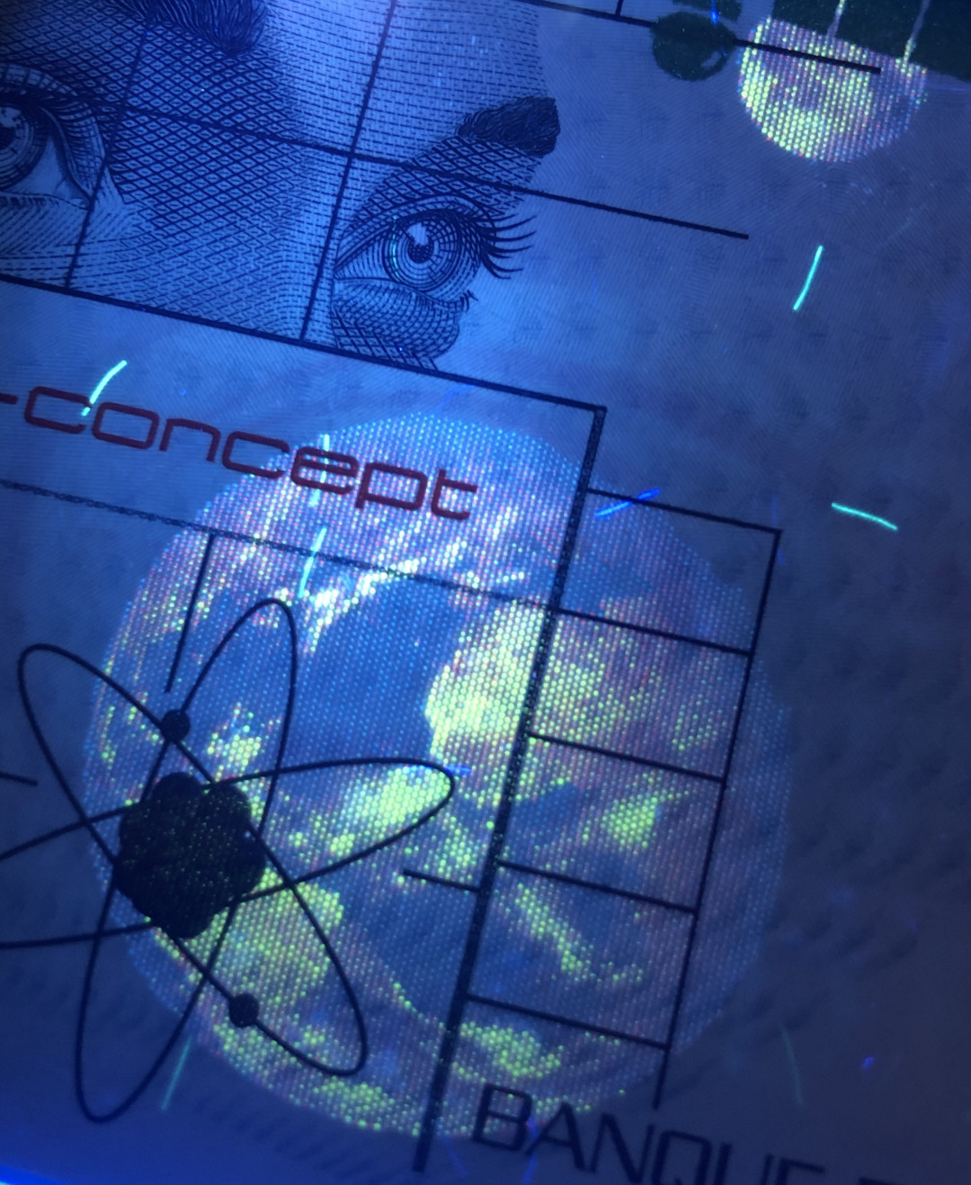 2026第4场（总第231期）：精品测试钞、外钞综合场  法兰西银行 2010版全息宽条“卫星”测试钞（PMG67、壳子有裂纹）