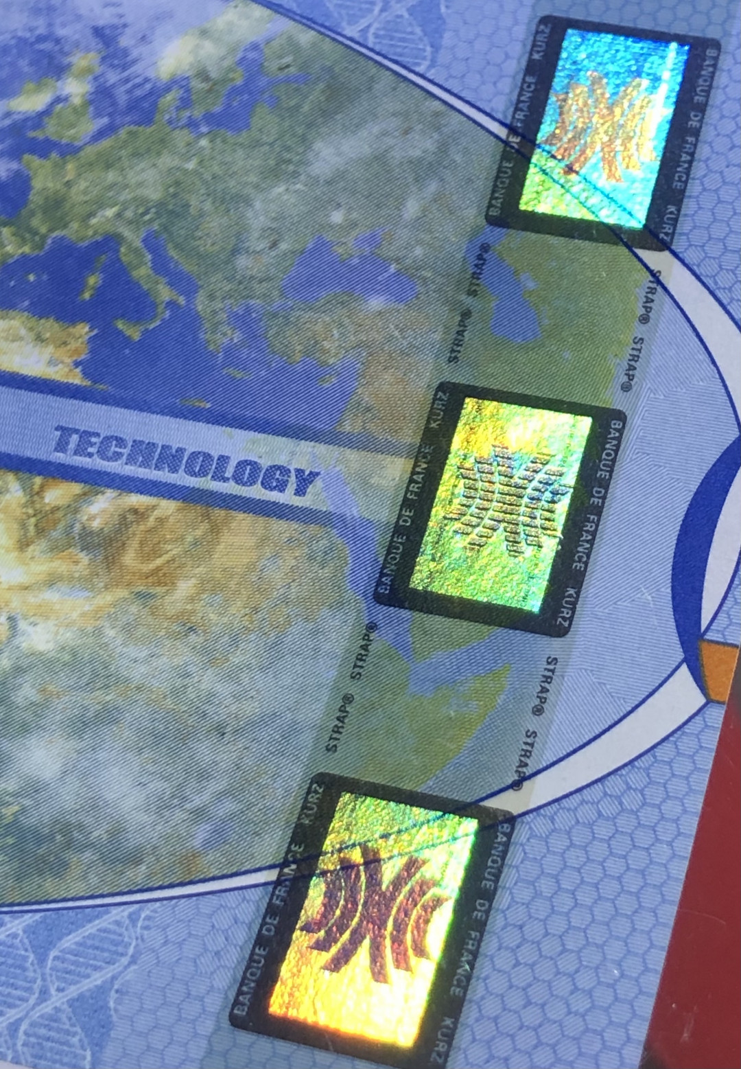 2026第4场（总第231期）：精品测试钞、外钞综合场  法兰西银行 2010版全息宽条“卫星”测试钞（PMG67、壳子有裂纹）