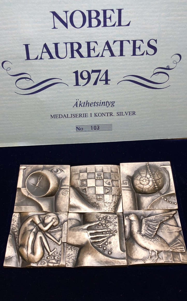 喜迎🐂年艺术麦朵尔第四场拍卖 1974年诺贝尔奖纪念