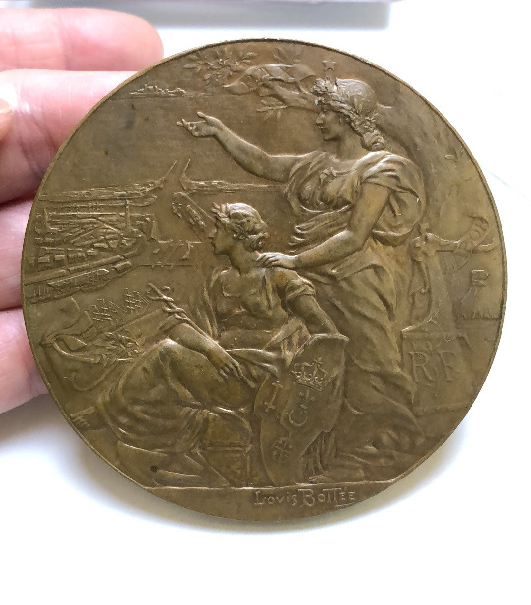 喜迎🐂年艺术麦朵尔第四场拍卖 5法国加来港建成纪念