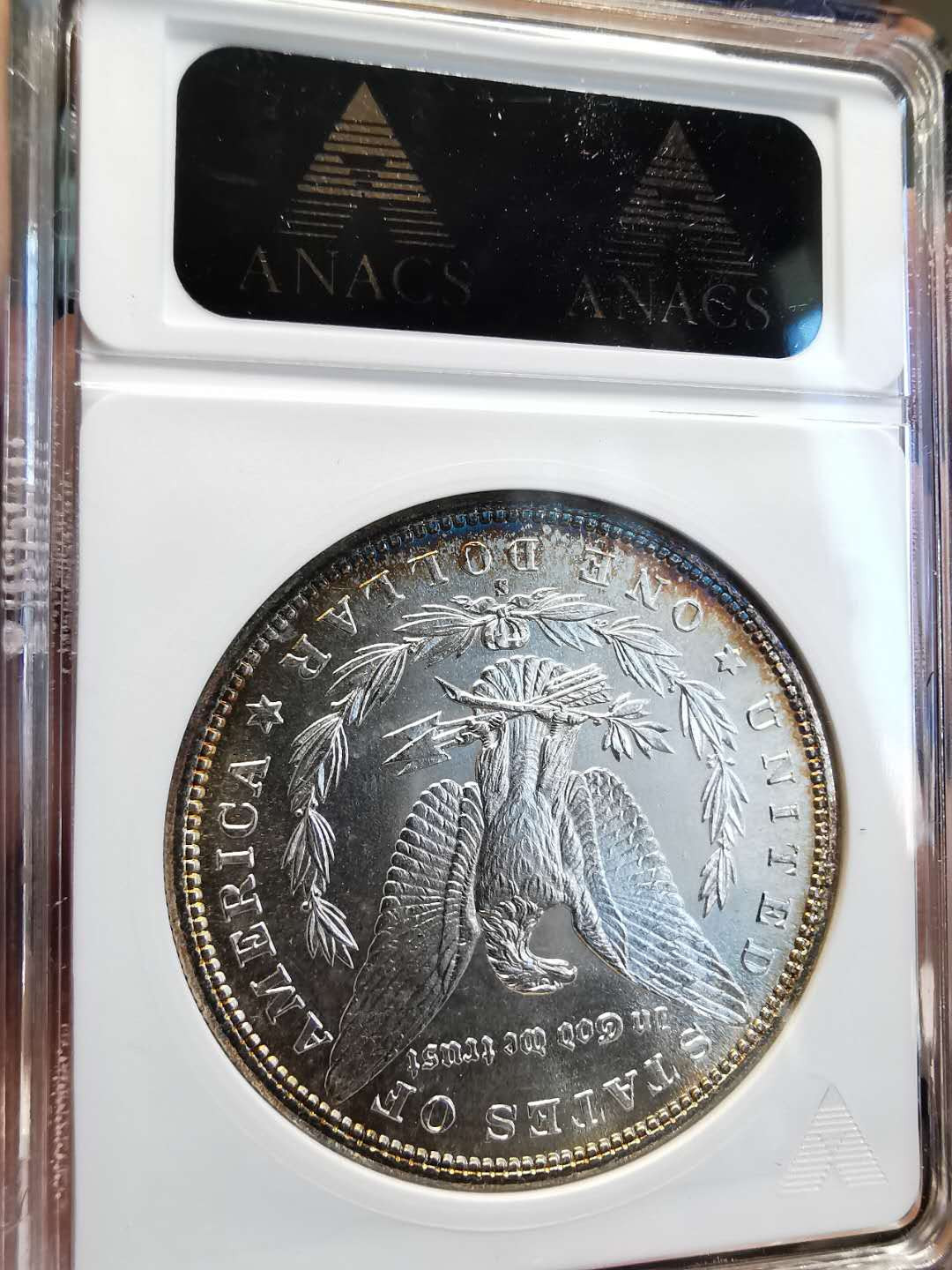 凡希社世界钱币微拍第一百四十七期年末捡漏专场 1881S摩根壹圆ANACS-MS63