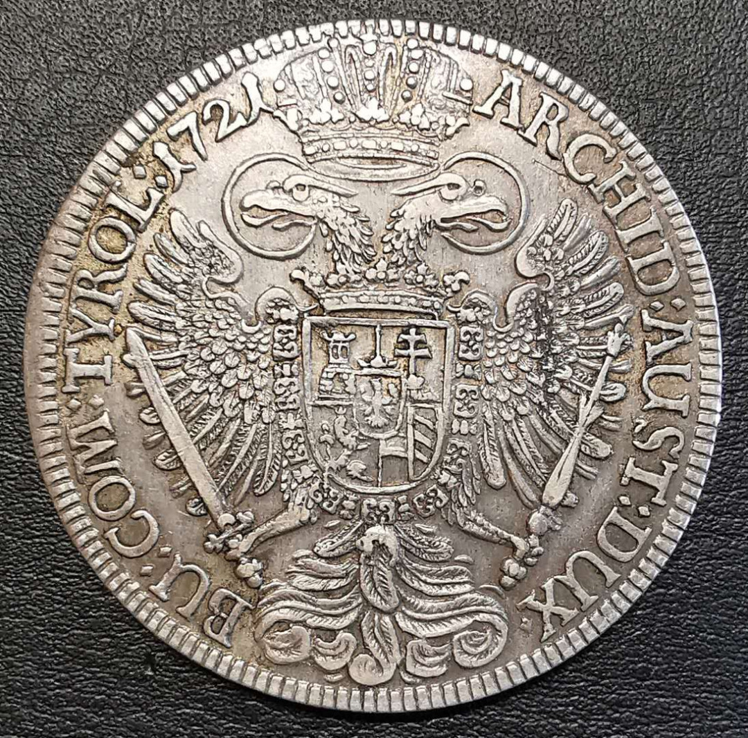 凡希社世界钱币微拍第一百四十七期年末捡漏专场 1721神罗卡尔六世泰勒大银AU/UNC原味包浆！