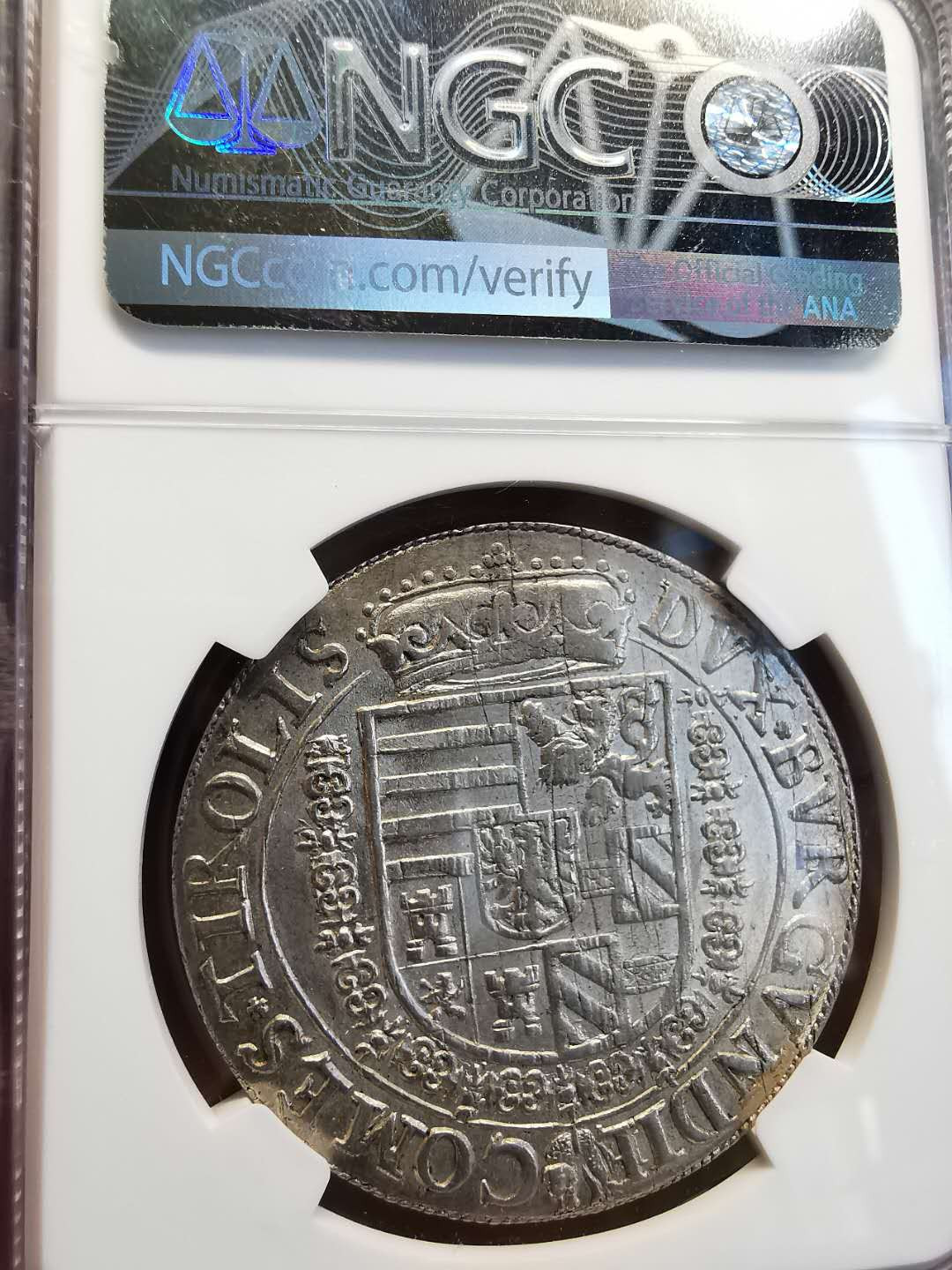 凡希社世界钱币微拍第一百四十七期年末捡漏专场 稀！神罗斐迪南泰勒大银NGC-MS63灰包浆！