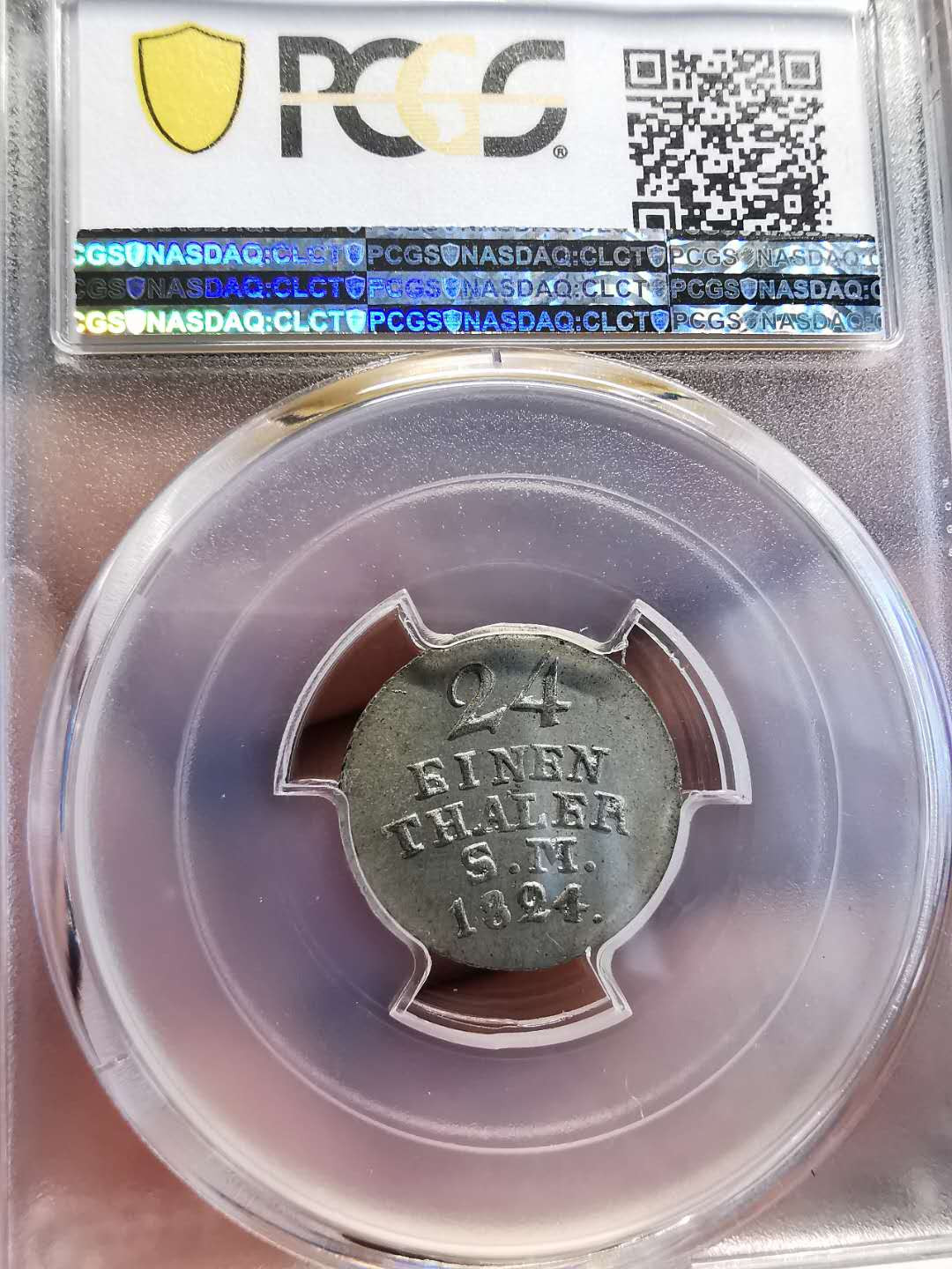 凡希社世界钱币微拍第一百四十七期年末捡漏专场 1825萨克森魏玛1/24泰勒PCGS-MS64