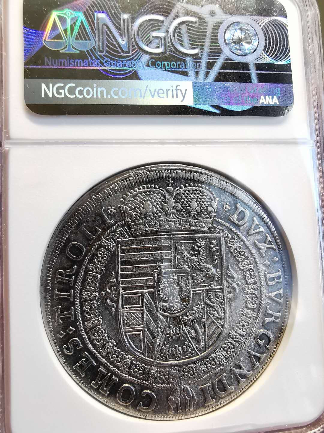 凡希社世界钱币微拍第一百四十七期年末捡漏专场 稀！1632神罗利奥波德泰勒大银NGC-MS62收藏级！