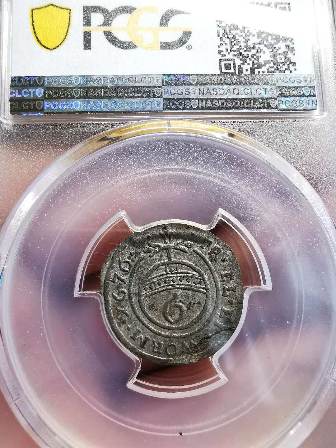 凡希社世界钱币微拍第一百四十七期年末捡漏专场 荐！1676美因茨6芬尼银PCGS-MS62