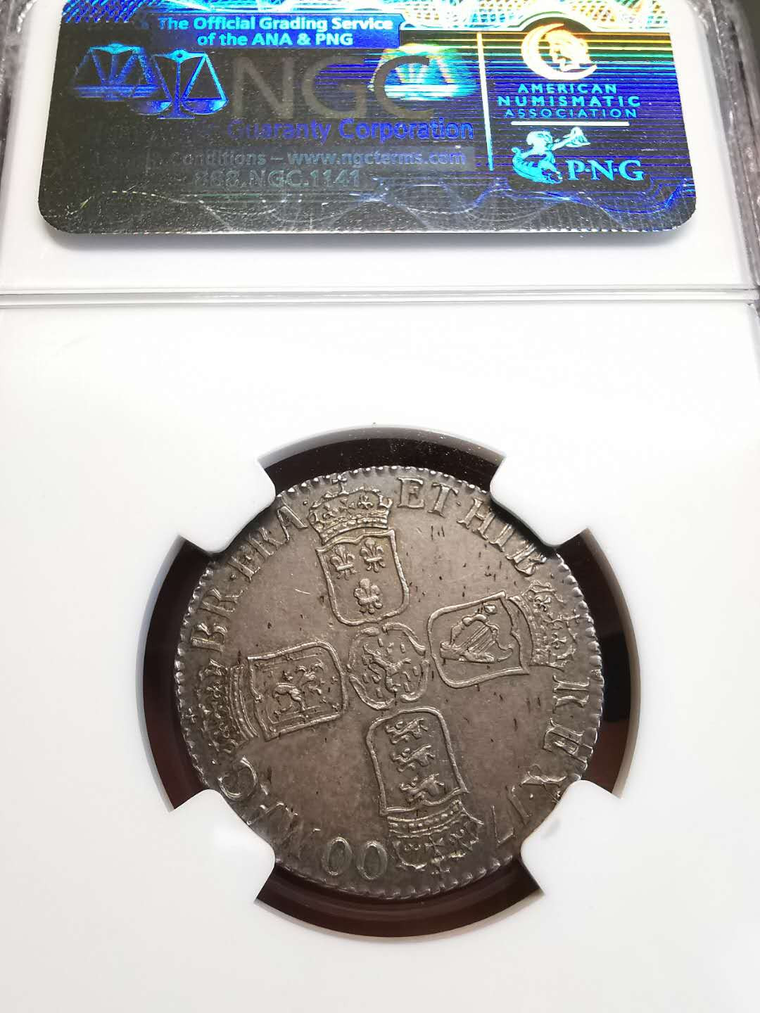 凡希社世界钱币微拍第一百四十七期年末捡漏专场 荐！1700英国威廉三世先令NGC-MS63英伦包浆！