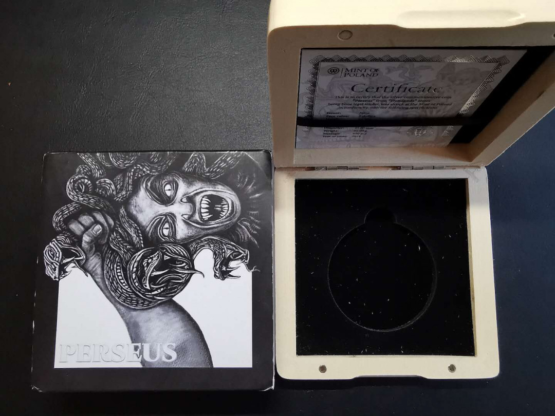 凡希社世界钱币微拍第一百四十七期年末捡漏专场 2018纽埃半神系列玻耳修斯仿古2盎司大银NGC-MS70见描述