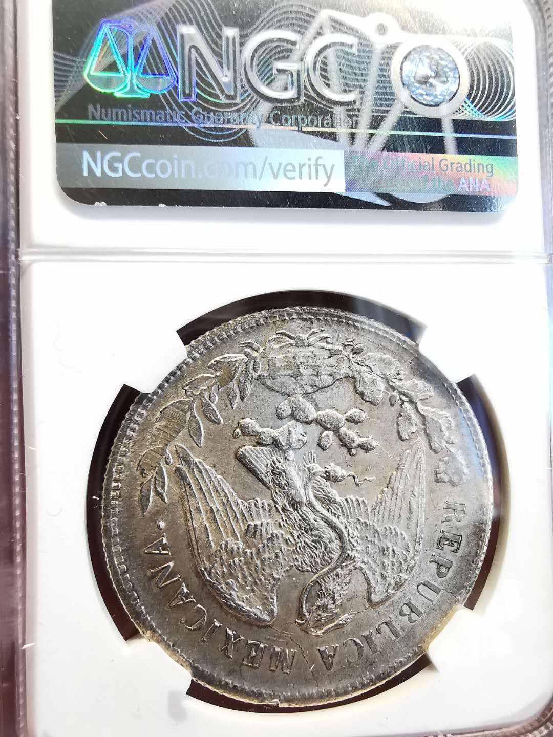 凡希社世界钱币微拍第一百四十七期年末捡漏专场 1900ZS墨西哥直边鹰洋NGC-MS63