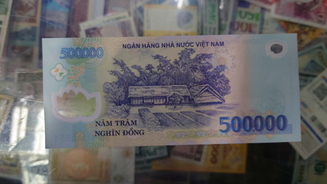 【囧羊收藏】精选微拍第13期（2021年第四期）~纸币硬币混合篇 2017年越南50万塑料钞 全新UNC绝品