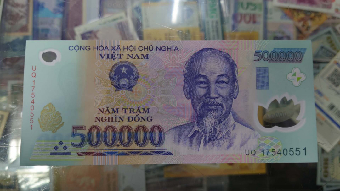 【囧羊收藏】精选微拍第13期（2021年第四期）~纸币硬币混合篇 2017年越南50万塑料钞 全新UNC绝品