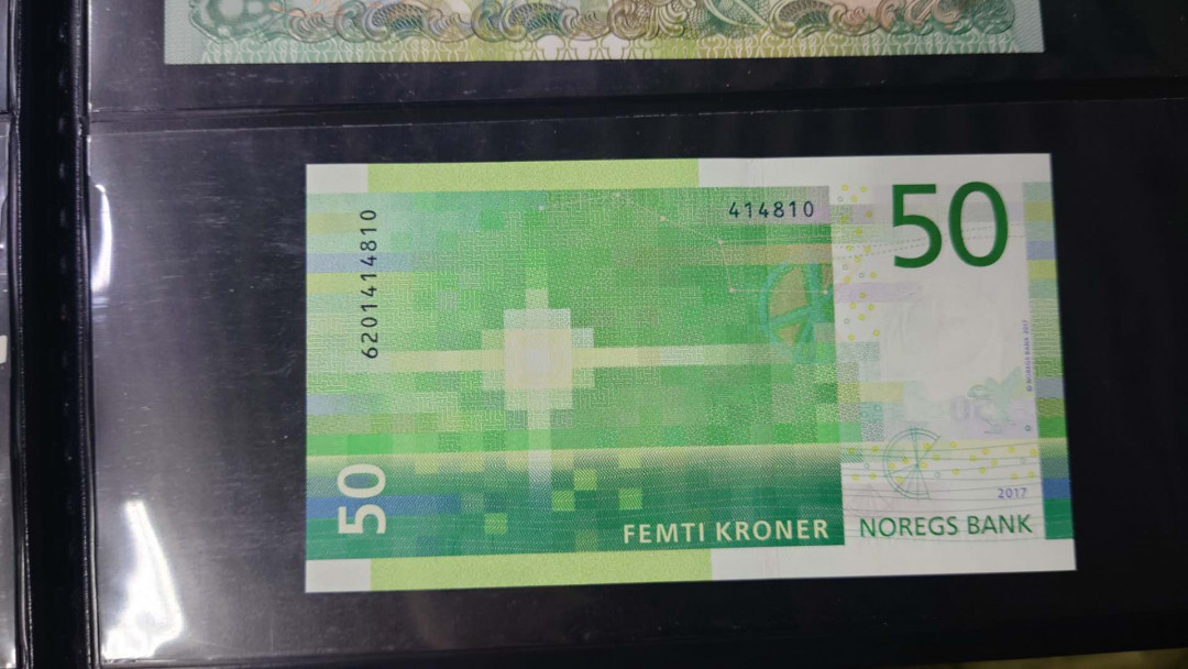 【囧羊收藏】精选微拍第14期~2021年第五期 世界纸币 2017年挪威50克朗 灯塔 全新UNC绝品