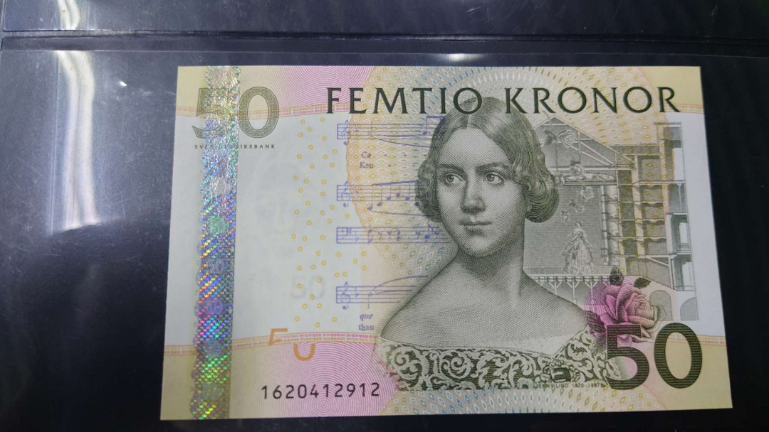 【囧羊收藏】精选微拍第14期~2021年第五期 世界纸币 瑞典50 夜莺 全新UNC绝品