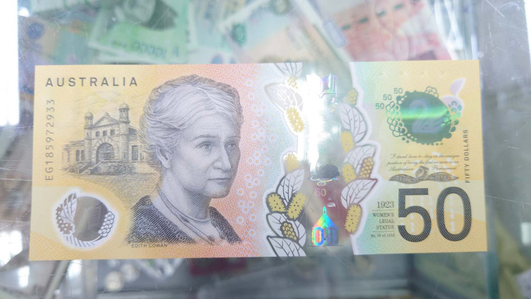 【囧羊收藏】精选微拍第14期~2021年第五期 世界纸币 2018年澳大利亚50塑料钞 错版 全新绝品塑料窗毫无划伤