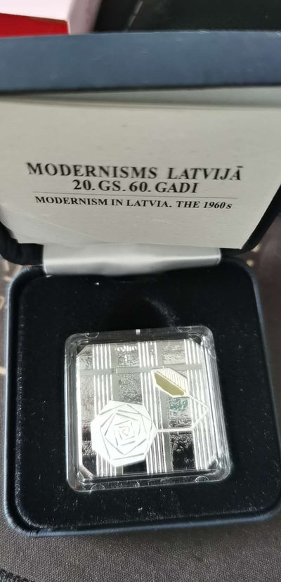 新年快乐，给大家拜年了 拉脱维亚2020年现代艺术银币